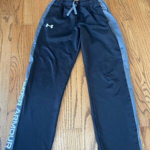 Under Armour Kids Black and Gray Joggers